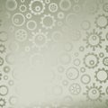 Vector cog gears on grayish abstract background with gradient
