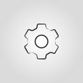 Vector Cog Settings Icon Symbol Royalty Free Stock Photo