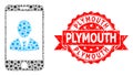 Textured Plymouth Stamp and Virus Mosaic Mobile User Profile