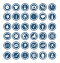 Vector Collection of abstract round icons