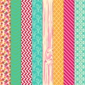 Vector Collection of Bright and Colorful Backgrounds Royalty Free Stock Photo