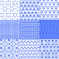 Vector collection of Greek traditional seamless patterns