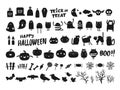 Vector collection of Halloween characters and icons