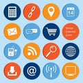 Vector collection: internet icons Royalty Free Stock Photo