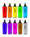vector collection of marker pen icons Royalty Free Stock Photo