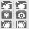 Vector collection of photography logo templates. Photocam logotypes. Photography vintage badges and icons. Photo labels.