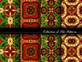 Vector Collection of Seamless Vintage Patterns Royalty Free Stock Photo