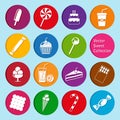 Vector collection: sweets icons