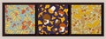Vector collection of three seamless autumnal patterns. Autuorest.