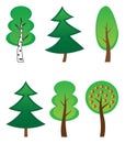 Vector collection of trees