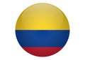 Vector Colombia flag, Colombia flag illustration, Colombia flag picture, Colombia flag