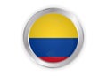 Vector Colombia flag, Colombia flag illustration, Colombia flag picture, Colombia flag