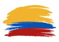 Vector Colombia flag, Colombia flag illustration, Colombia flag picture, Colombia flag