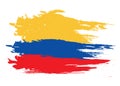 Vector Colombia flag, Colombia flag illustration, Colombia flag picture, Colombia flag