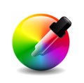 Vector color picer icon
