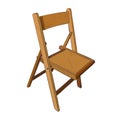 Vector color sketch of chair