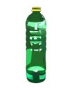 Vector color sketch of plastic bottle