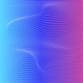 Vector color stripe deformation background.