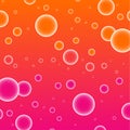 Vector colored Bubbles rainbow colorful bubble background colored balls Royalty Free Stock Photo