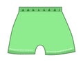 Vector, colored illustration of mens briefs