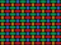 Vector colored interweaving fiber seamless pattern Royalty Free Stock Photo
