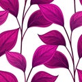 Vector Colored Seamless Floral Pattern Royalty Free Stock Photo