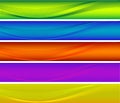 Vector colorful banners Royalty Free Stock Photo