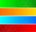 Vector colorful banners Royalty Free Stock Photo