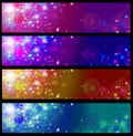 Vector colorful banners Royalty Free Stock Photo