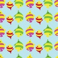 Vector colorful cute fishes vertical lines