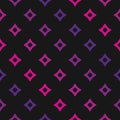 Vector colorful geometric seamless pattern with star shapes, diamonds, rhombuses. Royalty Free Stock Photo