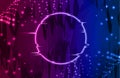 Vector colorful gradient abstract background, wave shapes on the background, technology cyberpunk graphic backdrop.
