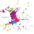 Vector colorful grunge banner Royalty Free Stock Photo