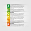 Vector Colorful infographic. Design element. Royalty Free Stock Photo