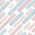 Vector colorful lineal geometric seamless pattern Royalty Free Stock Photo