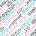 Vector colorful lineal geometric seamless pattern Royalty Free Stock Photo