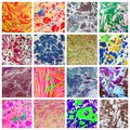Vector colorful marbled pattern