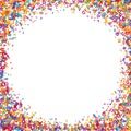 Vector colorful mathematics background element in flat style