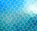 Vector colorful mosaic background in in light blue tones. Royalty Free Stock Photo