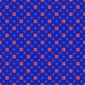 Vector colorful red and blue geometric seamless pattern with tiny squares Royalty Free Stock Photo