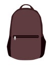 Vector Colorful School Backpacks. Backpacks for schoolchildren, students, travellers and tourists. Back to School rucksack flat ve