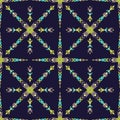 Vector colorful seamless decorative ethnic pattern Royalty Free Stock Photo