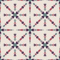 Vector colorful seamless decorative ethnic pattern Royalty Free Stock Photo