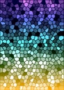 Vector colorful stained glass texture Royalty Free Stock Photo