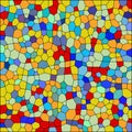 Vector colorful stained glass texture Royalty Free Stock Photo
