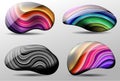 Vector colorful Stones Royalty Free Stock Photo