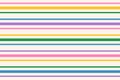 Vector colorful stripes pattern. Simple seamless texture with straight lines Royalty Free Stock Photo