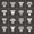 Vector Column icon set