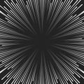 Vector comic book speed lines background. Royalty Free Stock Photo