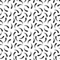 Vector comma seamless pattern background